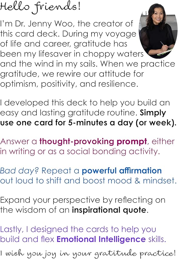 Mind Brain Emotion 52 Essential Gratitude Attitude: Journal & Conversation Cards to Boost Mood & Mindset - Empowering Prompts, Self-Help Affirmations, and Insightful Quotes - for Kids & Adults