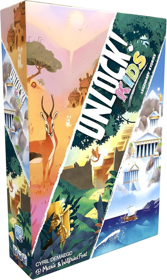 Unlock! Kids: Legend Stories Card Game - Escape Room Game for Kids and Adults, Cooperative Mystery Game for Family Game Night, Ages 6+, 1-4 Players, 20-60 Minute Playtime, Made by Space Cow