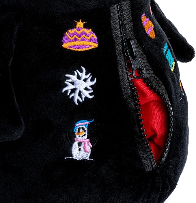 Buckle Toys Blizzard Penguin Plush Montessori Toys for Toddlers 1-3 Animal Sensory Toy to Develop Fine Motor Skills and Learn Shapes and Colors, Travel Essentials for Kids, Includes Storage Pocket