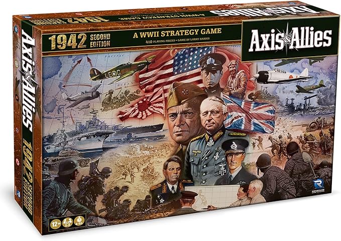 Renegade Game Studios Axis & Allies: 1942 Second Edition - WWII War Miniatures Strategy Board Game, Renegade, Ages 12+, 2-5 Players, 3-4 Hrs