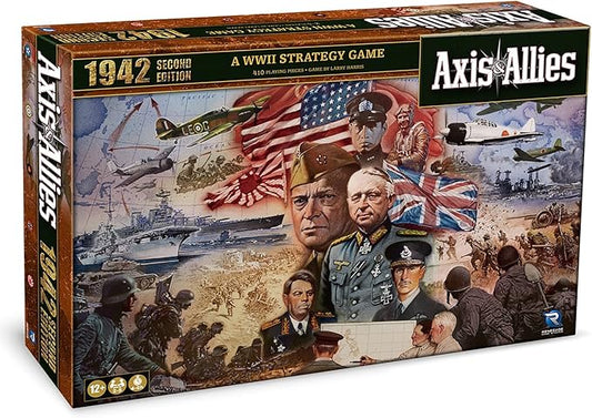 Renegade Game Studios Axis & Allies: 1942 Second Edition - WWII War Miniatures Strategy Board Game, Renegade, Ages 12+, 2-5 Players, 3-4 Hrs
