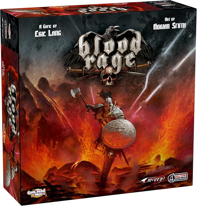 Blood Rage (Core Box) | Strategy Game | Viking Fantasy Board Game | Tabletop Miniatures Battle Game for Adults and Teens | Ages 14+ | 2-4 Players | Avg. Playtime 60-90 Mins | Made by CMON