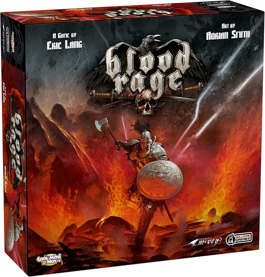 Blood Rage (Core Box) | Strategy Game | Viking Fantasy Board Game | Tabletop Miniatures Battle Game for Adults and Teens | Ages 14+ | 2-4 Players | Avg. Playtime 60-90 Mins | Made by CMON