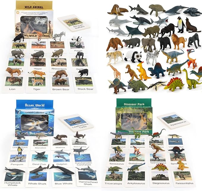Montessori Animal Match Game Cards Marine Animal Matching Montessori Language Materials Toddlers Preschool Educational Learning Toys
