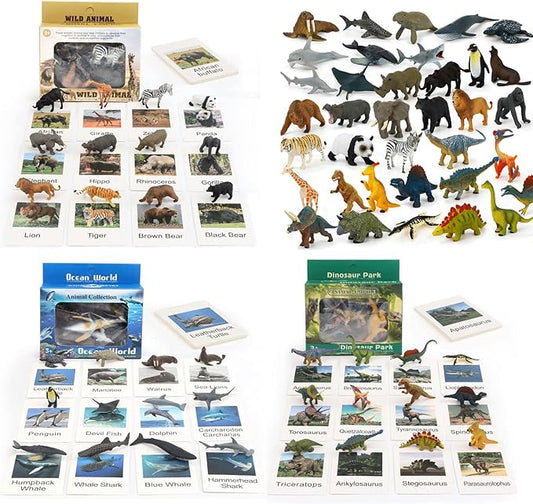 Montessori Animal Match Game Cards Marine Animal Matching Montessori Language Materials Toddlers Preschool Educational Learning Toys