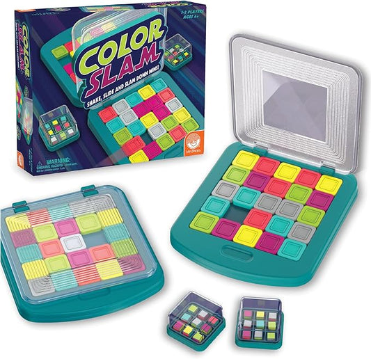 MindWare Color Slam Sliding Puzzle Game for 6 Year Olds and Up