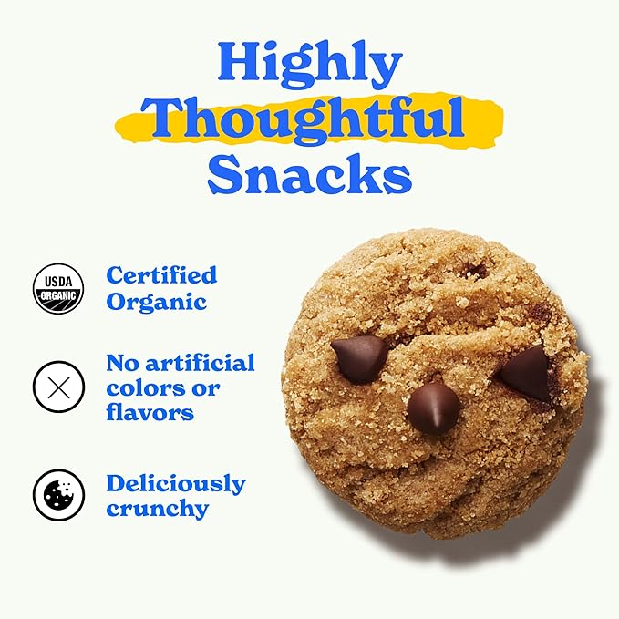MadeGood Chocolate Chip Crunchy Cookies, 7 Ounce (6 Pouches) Organic and Gluten Free Snacks