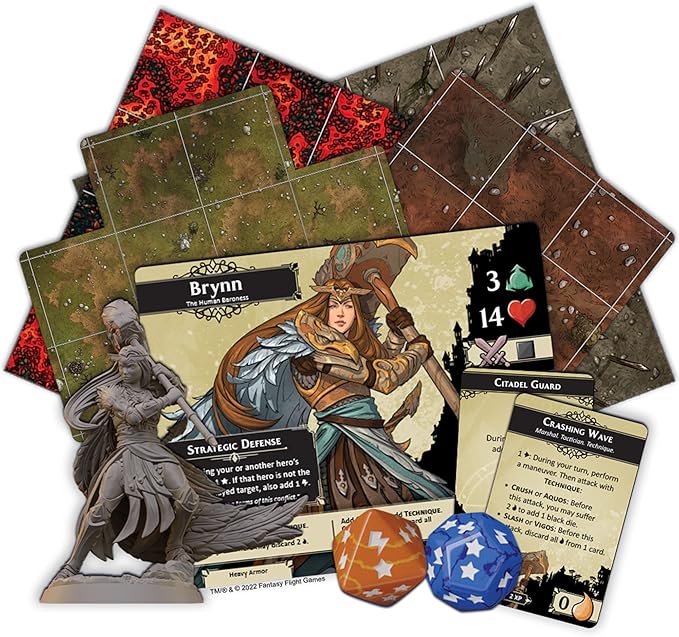 Descent Legends of The Dark Board Game The Betrayer's War Expansion - Fantasy RPG Strategy Game, Cooperative Game, Ages 14+, 1-4 Players, 3-4 Hour Playtime, Made by Fantasy Flight Games