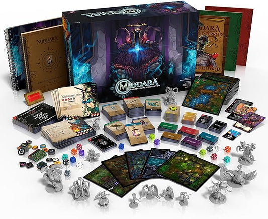Unintentional Malum: Act 1 (v.1.2) - Fully Cooperative Fantasy Board Game for Friends & Family - Includes 400 Unique Illustrations, 60+ Encounters & More - Dungeon Crawler Game (1-4 Players)