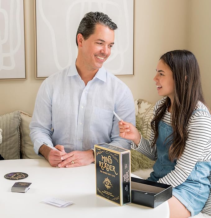 MIND READER Can You Read Your Friends' Minds? The Fun Psychic Meld Medium Family Party Game for Kids, Teens, Adults & Families - Perfect for Halloween or Board Games Night
