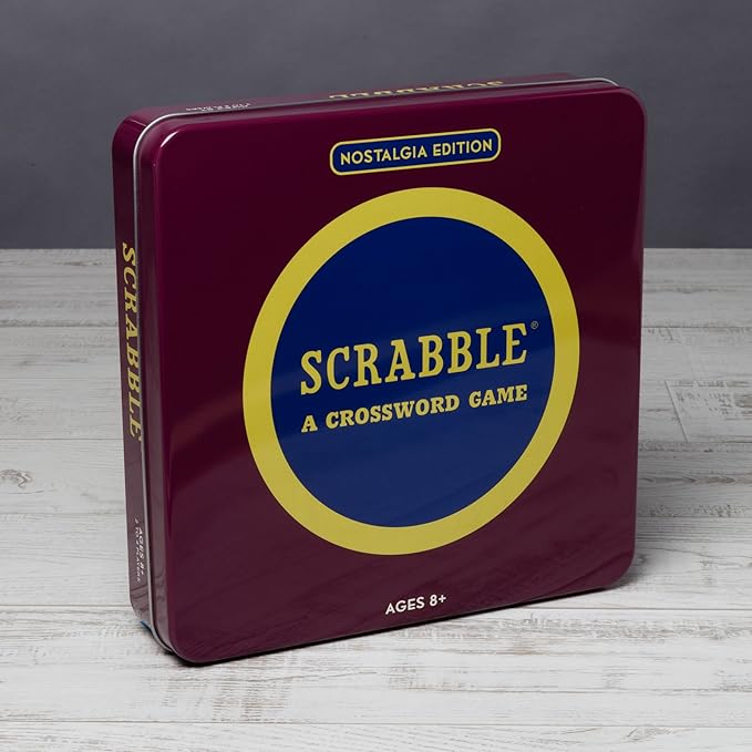 WS Game Company Scrabble Nostalgia Edition Board Game in Collectible Tin