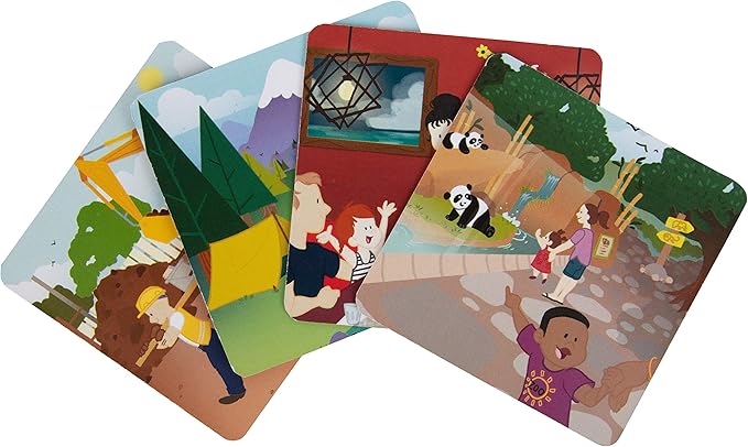 SCS Direct, Tall Tales Story Telling Board Game Expansion Pack: People Edition - 14 New Educational Game Pieces & 4 Story Cards - Promotes Creativity & Language Skills, School Activities, Gift