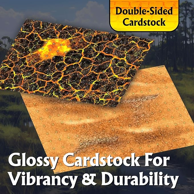 Arcknight The Textures Pack 2 Roleplaying Battlemaps; 16 Modular RPG Maps in 8 Double-Sided Pages, 1" Square Grid, Modular & Versatile Design for Tabletop Gaming - for Dungeons & Dragons & Pathfinder