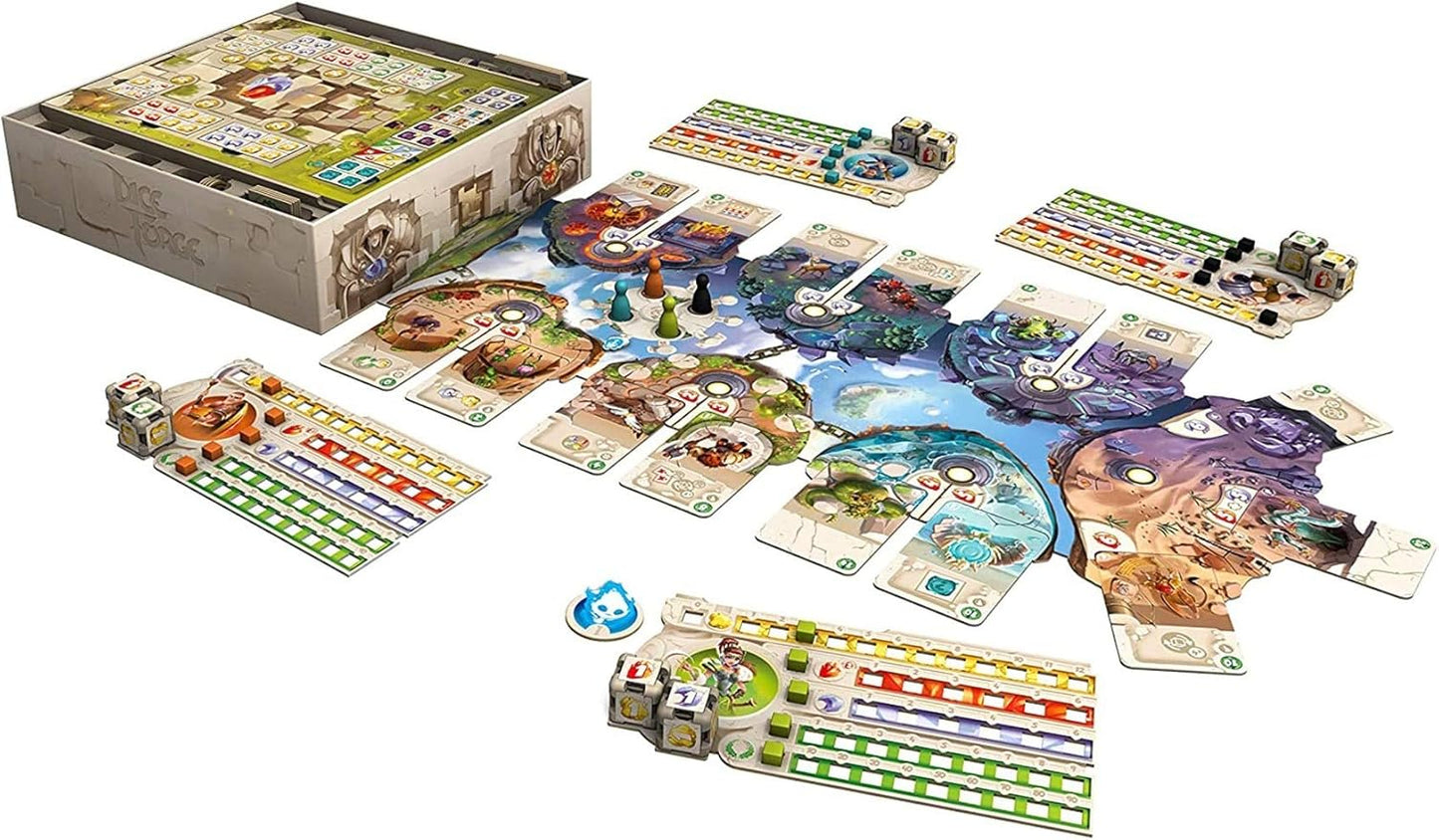 Dice Forge Board Game - Customize Your Fate, Conquer the Gods! Dice Crafting Strategy Game, Fun Family Game for Kids & Adults, Ages 10+, 2-4 Players, 45 Minute Playtime, Made by Libellud