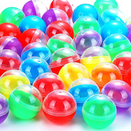 Sosation 150 Pcs 1. 26 Inch Gumball Vending Machine Capsules Empty Round Capsules Plastic Containers Toy for Prizes Gift Party Favors