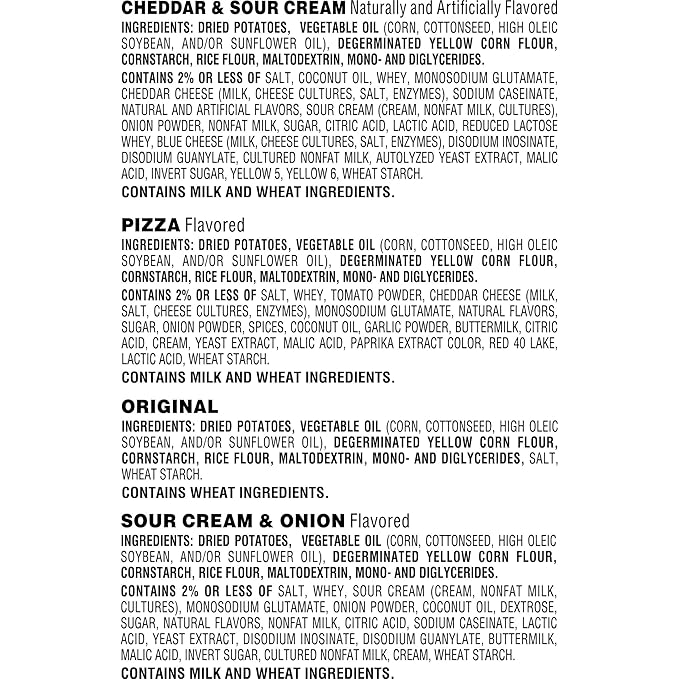 Pringles Crisps Snack Stacks 4 Flavors 19.3oz 1ct