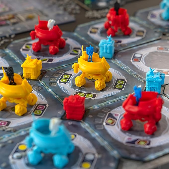from The Moon | Detailed Moon Rover Miniatures - Heavy Strategy Board Game | Competitive Board Game | 14+ | 1 to 4 Players | 90 Minutes