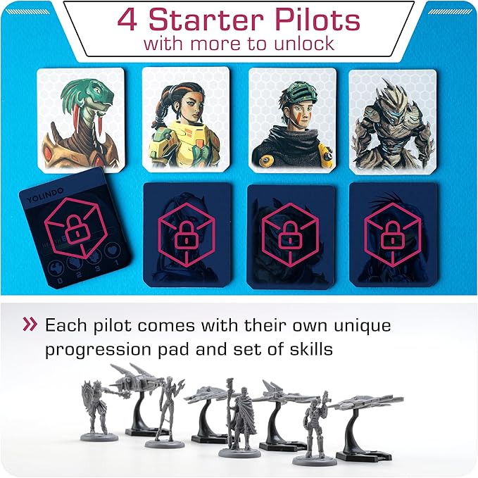 Stars of Akarios Strategy Campaign Board Game, Science Fiction Board Games for Adults & Kids, Epic Legacy Adventure, Cooperative Games (Ages 13+) 1-4 Players