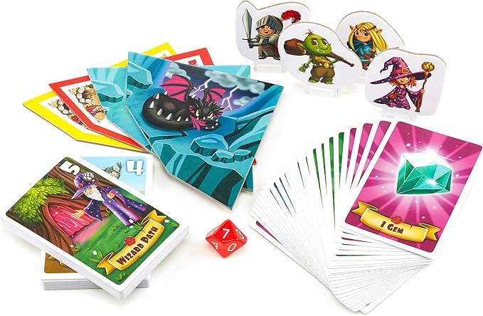 My First Dragon Adventure Board Game - Kids Save The Kingdom, Beginner Fantasy Adventure Game for Children 5+, Exciting Hands-On Dragon Fun for Family Game Night