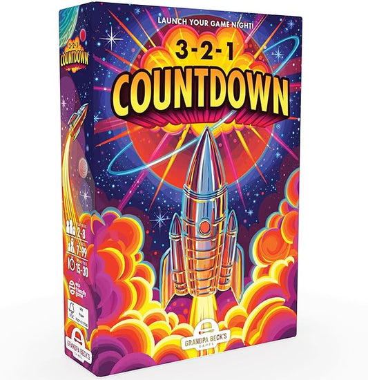 Grandpa Beck's Games 3-2-1 Countdown | Hand Elimination Card Game for Kids, Teens, Family & Adults | from The Makers of Cover Your Assets | 2-8 Players Ages 7+