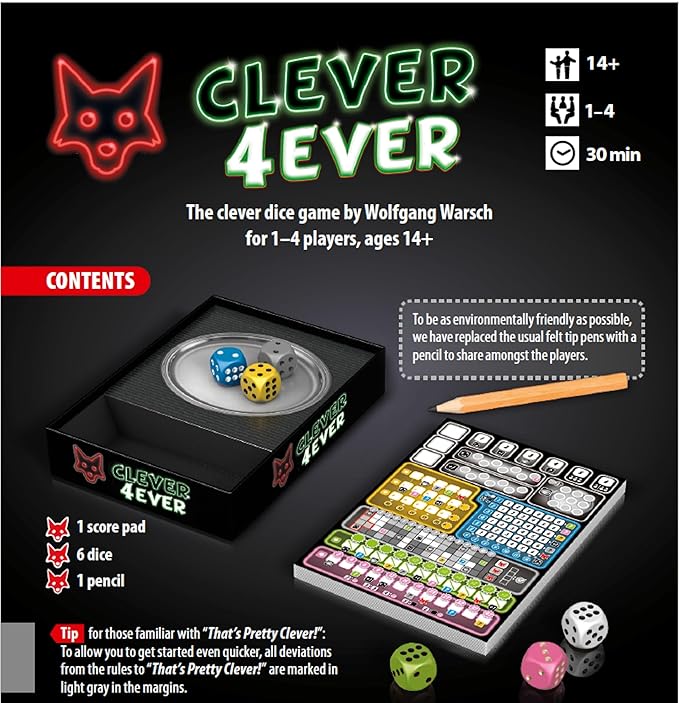Clever 4ever by Stronghold Games, Strategy Board Game