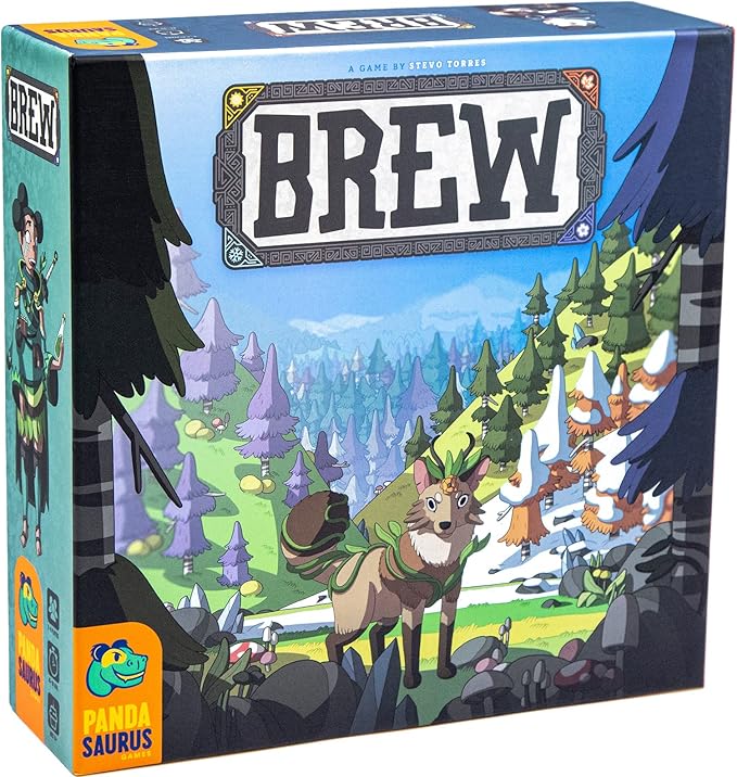 Brew Board Game - Craft Magic and Restore Balance in a Mystical Enchanted Forest! Fun Strategy Game for Kids and Adults, Ages 10+, 2-4 Players, 45-90 Minute Playtime, Made by Pandasaurus Games