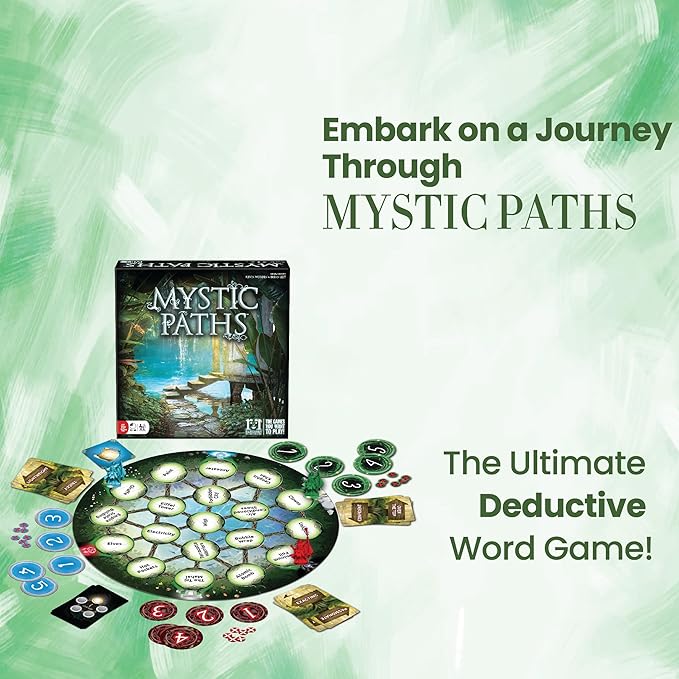 R&R Games Mystic Paths, Cooperative Board Game for Adults and Kids, Card Games for Family Night