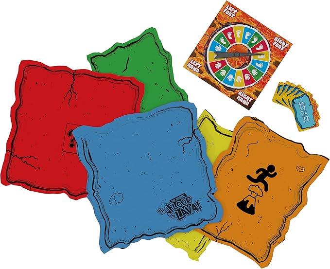 The Original The Floor is Lava! Family Edition - Interactive Game for Kids and Adults - Promotes Physical Activity - Indoor and Outdoor Safe