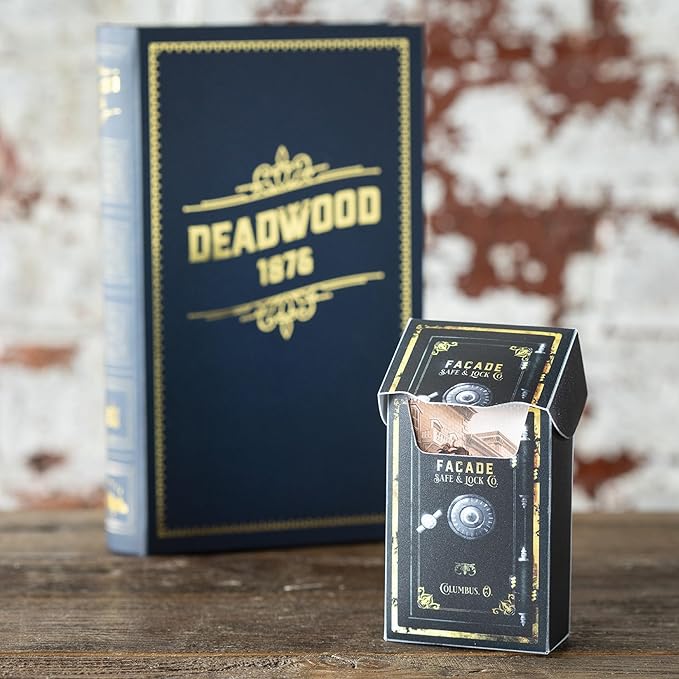 Facade Dark Cites Series Board Game of Strategy, Deceit, and Luck - Card Game for Teens Adults and Family - Deluxe Deadwood 1876
