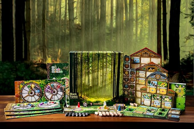 Black Forest - Resource Management Card Based Board Game, 1-4 Players, Ages 14+, 90 Minutes