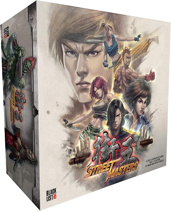 Street Masters Board Game | Cooperative Miniatures Strategy Game | Tactical Combat Game for Adults and Teens | Ages 14+ | 1-4 Players | Average Playtime 45-120 Minutes | Made by Blacklist Games