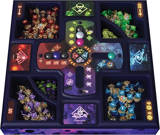 Crafting The Cosmos Board Game - Build The Galaxy with Stellar Resource Management! Sci-Fi Strategy Game for Kids & Adults, Ages 14+, 2-4 Players, 60-90 Minute Playtime, Made by Office Dog