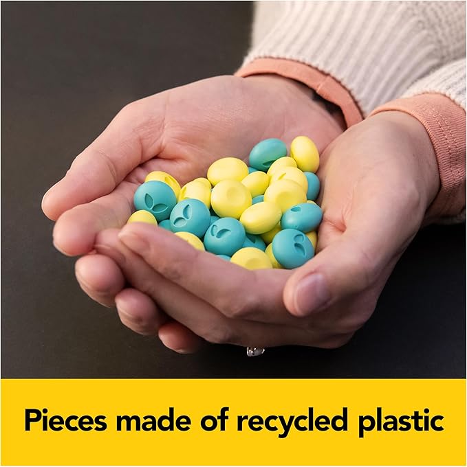 Mindful Classics, Mancala Board Game Made from Bamboo & Recycled Plastic for Earth Day, Eco-Friendly Products for Adults and Kids Ages 8 and up