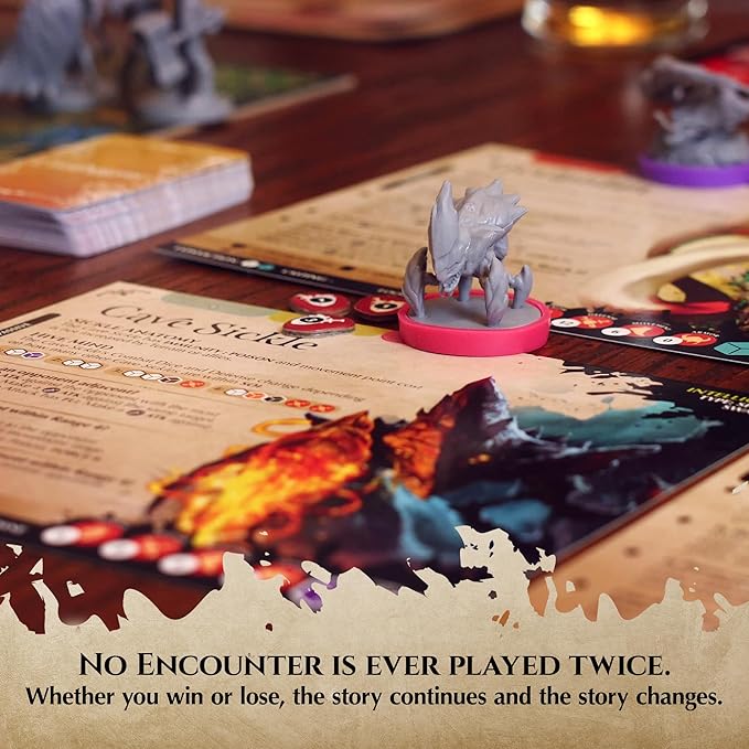 Unintentional Malum: Act 1 (v.1.2) - Fully Cooperative Fantasy Board Game for Friends & Family - Includes 400 Unique Illustrations, 60+ Encounters & More - Dungeon Crawler Game (1-4 Players)