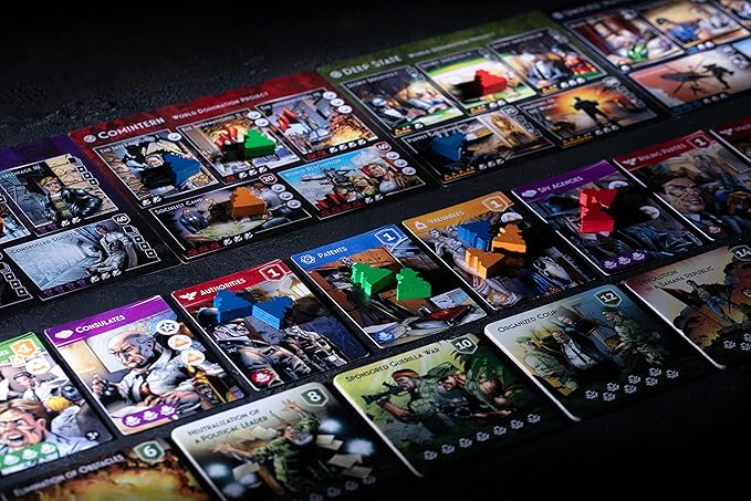 CrowD Games Deep State: New World Order | Strategy Board Game | Ages 14 and up | 1–5 Players | Average Playtime 40–75 Min | Made