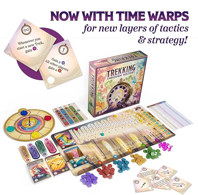Underdog Games Trekking Through History: The Award-Winning Family Board Game | Great for Kids Ages 10 and Up & No History Knowledge Needed | Easy to Learn & Fun for Family Game Night | Designed
