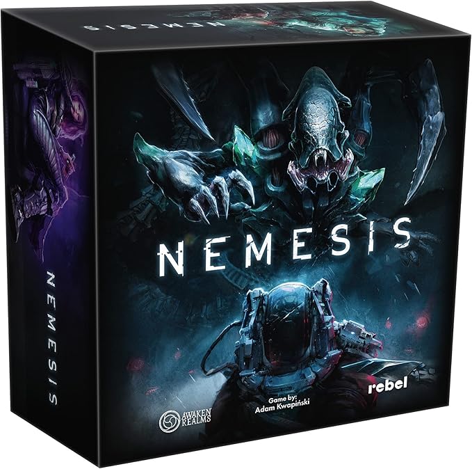 Nemesis Board Game - Sci-Fi Horror Adventure! Detailed Miniatures, Cooperative & Strategy Gameplay, Space Survival Challenge, Ages 14+, 1-5 Players, 1-2 Hour Playtime, Made by Rebel Studio