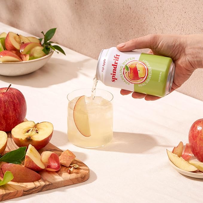Spindrift Fuji Apple Can 12 Ounce (Pack of 24)