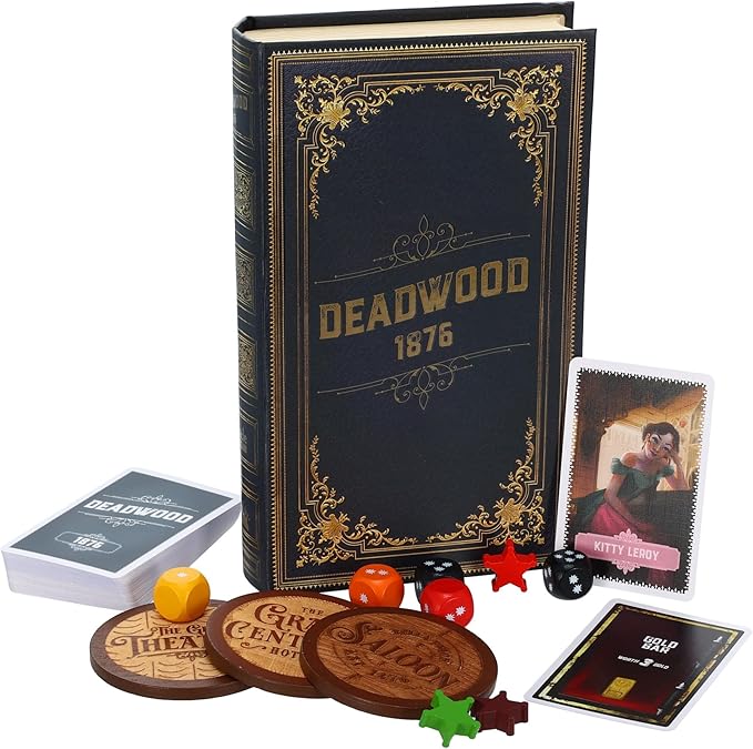 Facade Dark Cites Series Board Game of Strategy, Deceit, and Luck - Card Game for Teens Adults and Family - Deadwood 1876