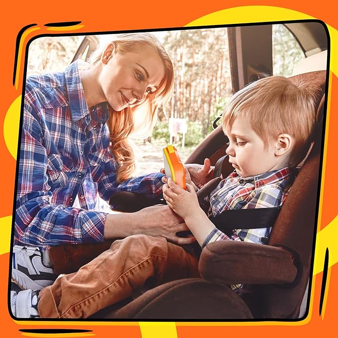 Electronic Tic Tac Toe Game, 3-in-1 Handheld Puzzle Game Console, Portable Educational Board Games on Trip, New Year Birthday for Kids and Adults