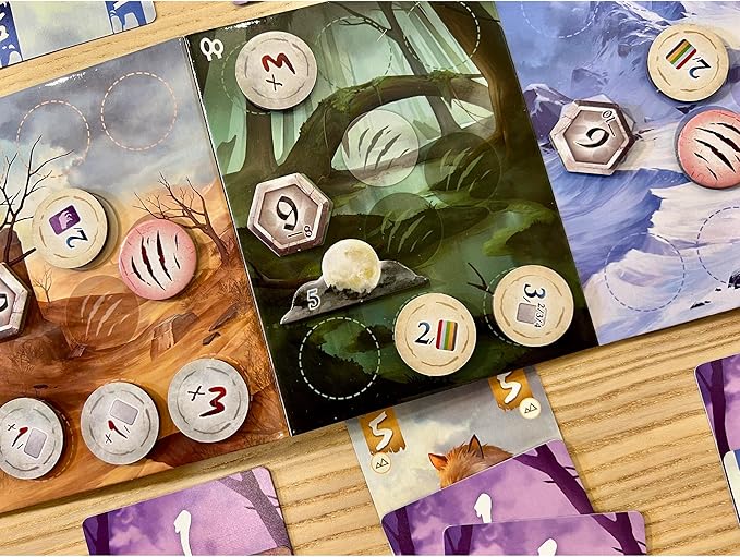 Lone Wolves - Trick-Taking Area Control Board Game, Head-to-Head Dueling Card Game, Ages 14+, 2 Players, 15+ Minutes