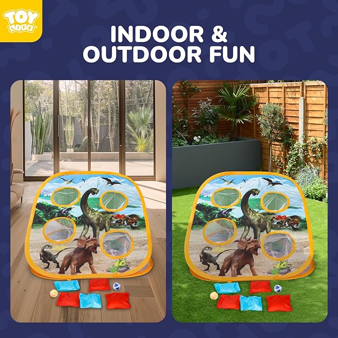 TOY Life Bean Bags Toss Carnival Game, Cornhole, Outdoor Toys for Kids Ages 4-8, Backyard Game Sports & Outdoor Play, Outside Toys for Ages 5-7, Family Lawn Yard Games Birthday Party, Gift for Boys