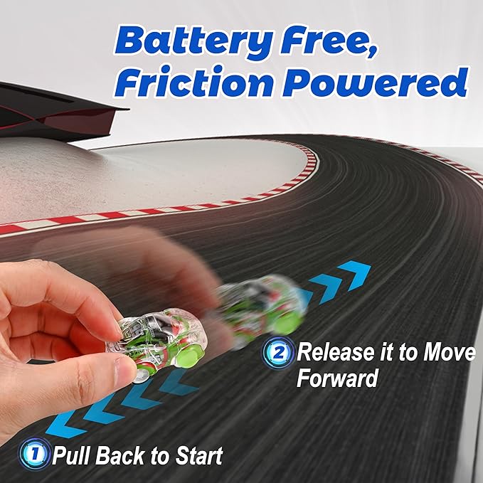 GOLDGE 100 Mini Pull Back Cars - Party Favors for Kids, Small Race Cars for Toddlers, for Treasure Boxes, Classroom Prizes, Pinatas, and Goodie Bags, Fun Stuffers for Kids (100 Mini Pull Back Cars)