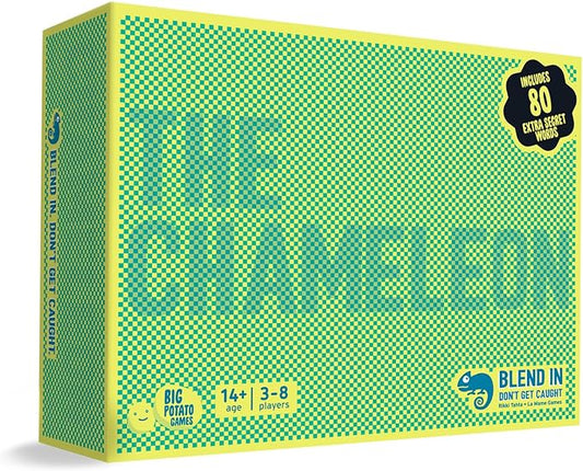 Big Potato The Chameleon, Award-Winning Board Game for Families & Friends | Includes 80 Extra Secret Words