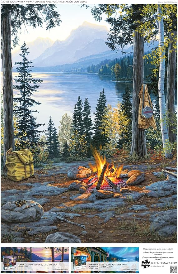 Buffalo Games - Darrell Bush - Room with a View - 1000 Piece Jigsaw Puzzle for Adults - Challenging Puzzle Perfect for Game Nights - Finished Size is 26.75 x 19.75