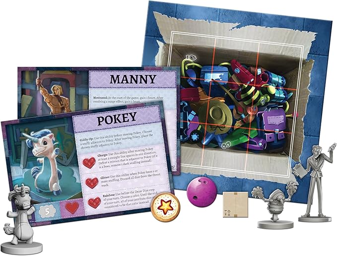 Stuffed Fables Oh Brother! Board Game Expansion - Exciting Narrative Adventure! Cooperative Strategy Game for Kids & Adults, Ages 7+, 2-4 Players, 60-90 Minute Playtime, Made by Plaid Hat Games