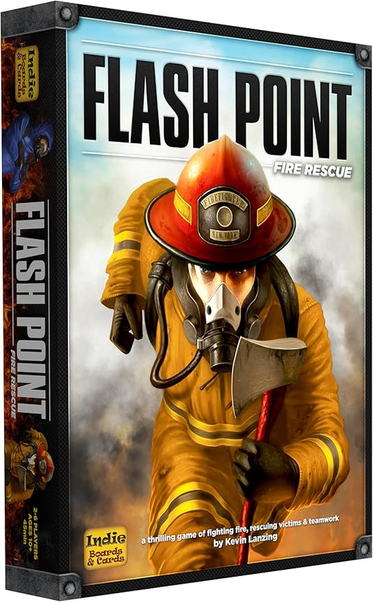 Flash Point: Fire Rescue 2nd Edition - A Thrilling Cooperative Board Game For Kids, Teens & Families to Save Lives - For 2-6 Players Ages 10+ with 30 Minute Play Time by Indie Boards & Cards