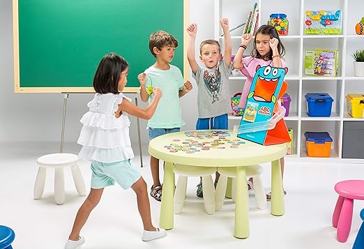 Miniland Educational - ABC Monster Game - Interactive Alphabet Phonics Teaching Game for Preschool and Grade School Children