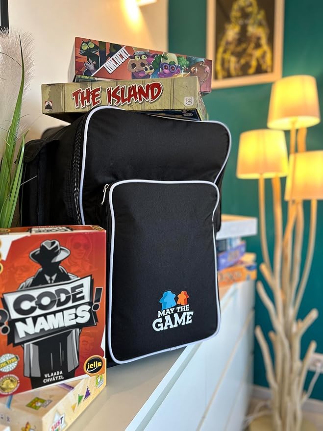 Board Game Bag: Ultimate Backpack, Travel Organizer, Storage & Carrying Case for Board and Tabletop Games