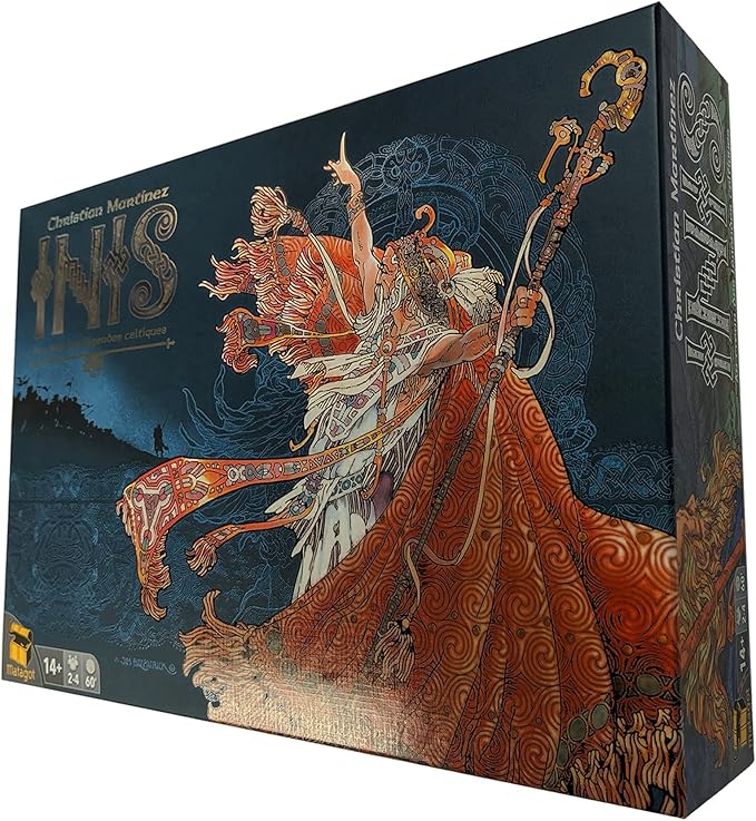 Inis Board Game | Strategy Game Based on Celtic Mythology | Area Majority and Card Drafting Game for Adults and Teens | Ages 14+ | 2-4 Players | Average Playtime 60 Minutes | Made by Matagot